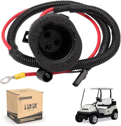 Chargeur DC Club Car Precedent 10L0L avec câble haute conductivité pour chariot électrique de golf