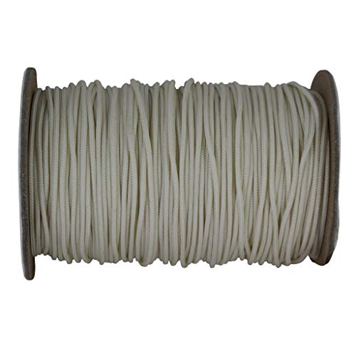 SGT Knots Mini Blind Cord - Micro Cord Nano Cord for Crafting, Home Decor, & DIY Projects (0.9mm x 100 yds, Almond)