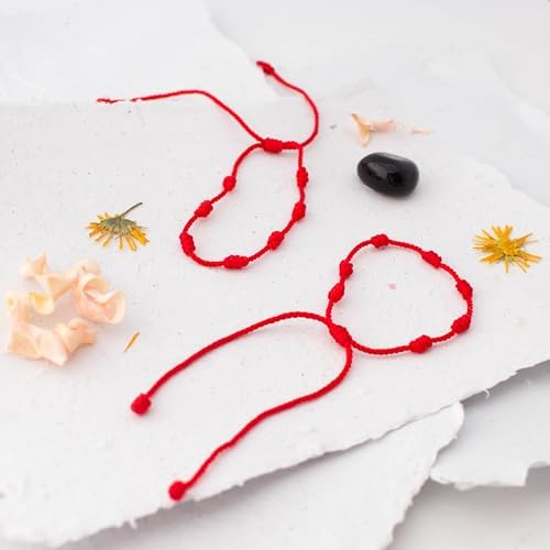 Pulsera ADEGO 7 Nudos Roja Amuleto 414N6VyQMXL. AC SR38. SL1000