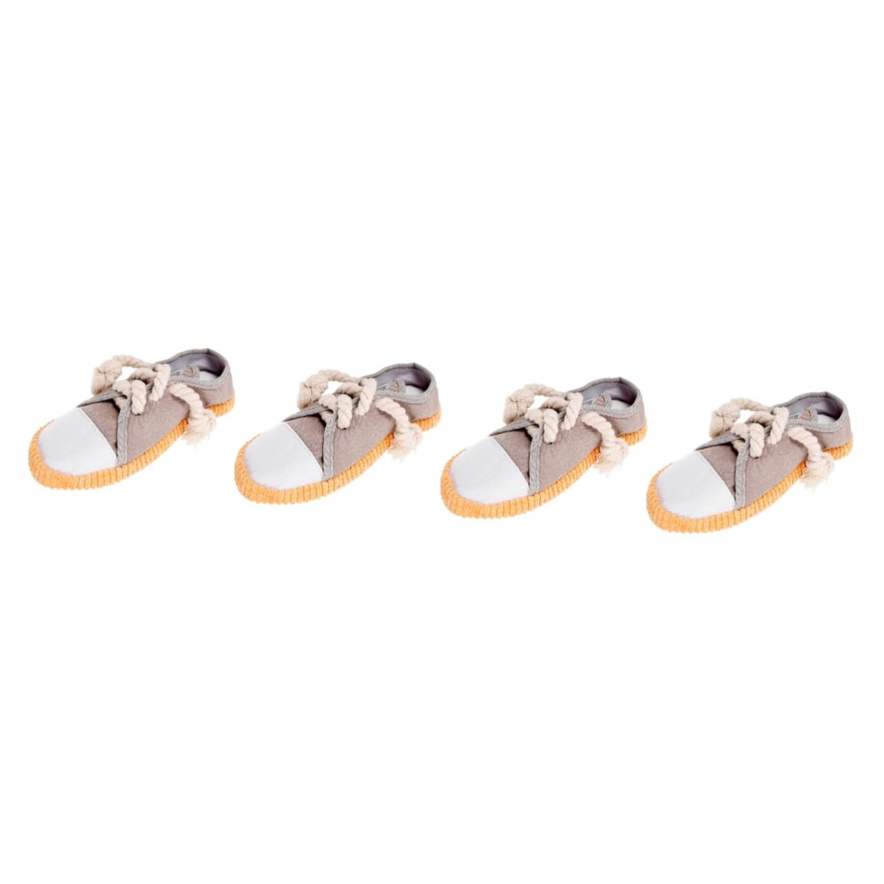 SUPVOX 4pièces Jouet à Mâcher pour Chien Forme De Baskets Jouet Squeaky pour Nettoyage des Dents Et Éveil des Chiens Agressifs Et Toile Dentition