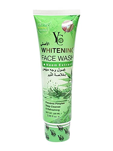 YC Whitening Face Wash for Oily Skin Enriched with Neem Clears Clogged Pores Exfoliates Gently (YC431) 100 ml
