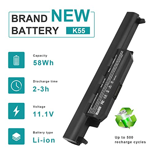 Fancy Buying A32-K55 Laptop Battery For Asus A33-K55 A41-K55 A45 A55 A75 F45 F55 F75 K45 K55 K75 R400 R403 R500 R503 R700 R704 U57 X45 #TOP2