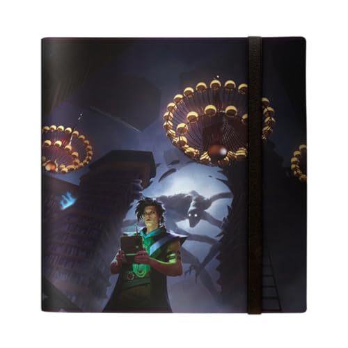 Ultra PRO - MTG Dusmourn 12-Pocket PRO-Binder for Magic: The Gathering FT. MirrorMirror Room and Fractured Realm, Protects and Stores 480 Standard Size MTG Cards In Side Loading Pockets