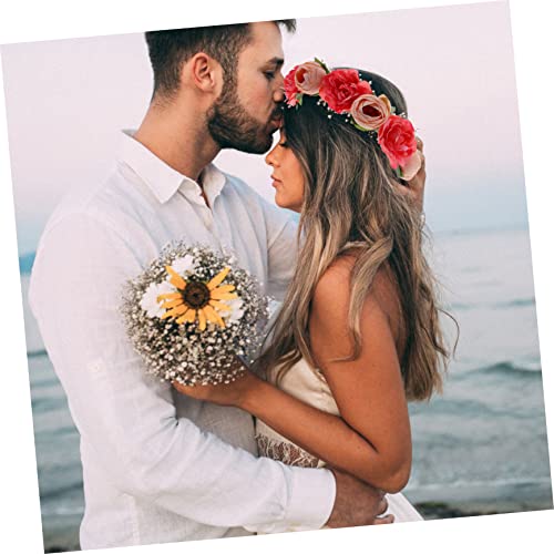 FOMIYES 1 Conjunto De Joias De Cabeça De Grinalda Para Tiara De Fada Peças De Cabeça De Menina Para