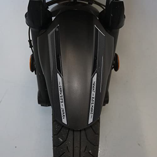 labelbike - Autocollant 3D Moto Aile Protection et Décoration en Résine Compatible avec Yamaha MT-07 2018-2023 - Couleur Gris