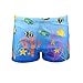 Lazzon Short de Bain Garçon Maillot de Bain Enfant Cartoon Boxer de Piscine,Bleu-a,8-11 ans(Taille Fabricant: XXL)