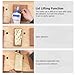 POCREATION Woodworking Adhesive Scraper Glue Spreader Tool, Aluminum Alloy Adhesive Applicator for Wood Repair