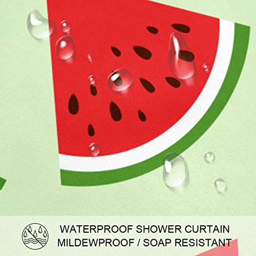 Rideau de douche pastèque imperméable coloré 183x183 cm grand format