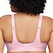 Full Figure Plus Size No-Bounce Camisole Sports Bra Wirefree #1066 Parfait Pink