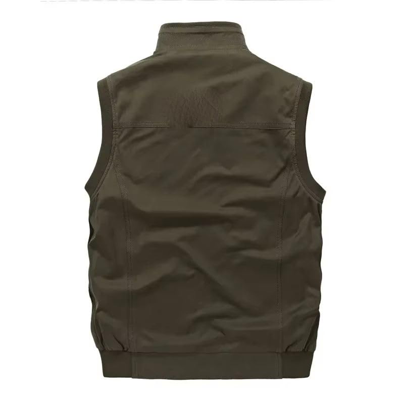 Chaleco para hombre con múltiples bolsillos de pesca con gran capacidad 4
