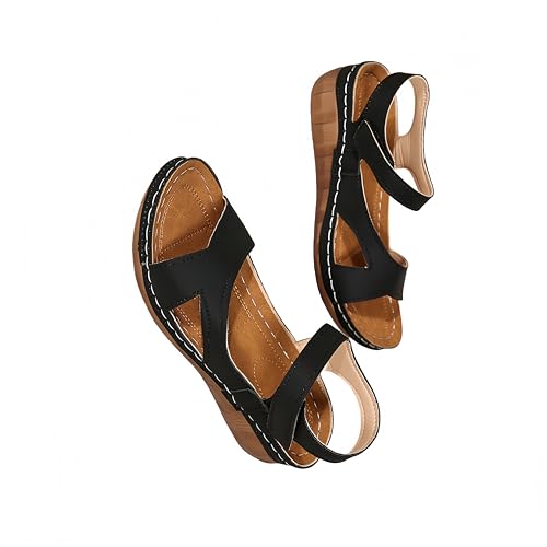 Women's comfortable walking sandals, adjustable sandals, summer women's casual sandals