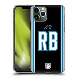 Head Case Designs Offizielle NFL RB Schwarz Carolina Panthers Positionen & Logo Harte Rueckseiten Handyhülle Hülle Huelle kompatibel mit Apple iPhone 11 Pro