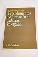 Procedimientos de Formacion de Palabras En Espanol 843442844X Book Cover