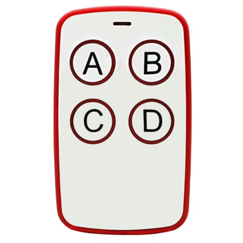 Control Remoto Para Puerta De Garaje Duplicador - 6,4 X 3,9 X 1,3 Cm, Abridor De Puerta Dee Garaje | Mando A Distancia Puertaa Con 4 Botones Paraa Garajes Con Cierre Centralizado Parra Vehículos