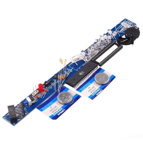 16LED Rocking Stick Electronic Kit Transparent Shell MCU POV Production DIY Training Parts Flashing Bar?no Battery?