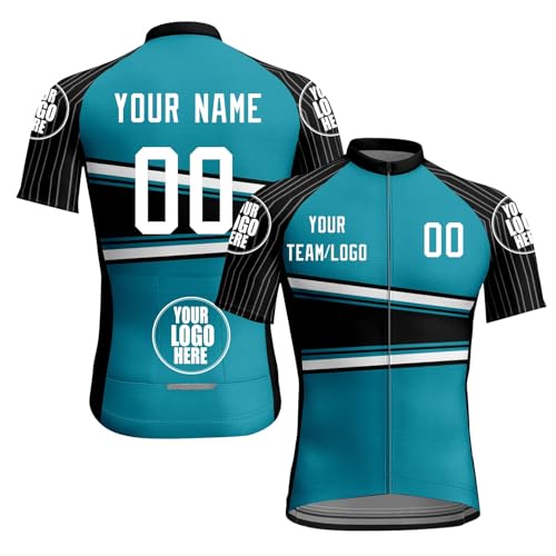 Maillot Hombre Mujer Personalizado Equipo Nombre Tu Nombre Logo Bicicleta Ropa Maillot Personalizado Camiseta Ciclismo A08