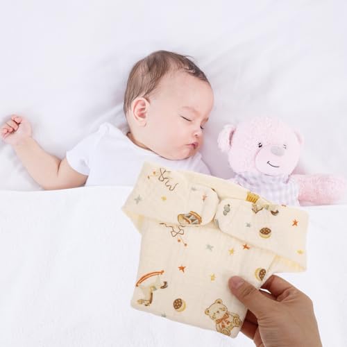 Miniatura 5 de Artsewply Pañales Reutilizables Tipo Braguita Para Ñiño De Algodón 100 Transpirable Lavables Y Ajustables Pantalones De Tela Para Recién Nacido Diseño Y Absorbente Para Verano