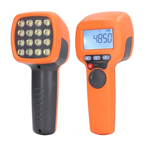 Digital Handheld Strobe, High Accuracy, Prevent, LED Flash, Strobe, Tachometer for HVAC Motor Pressure,