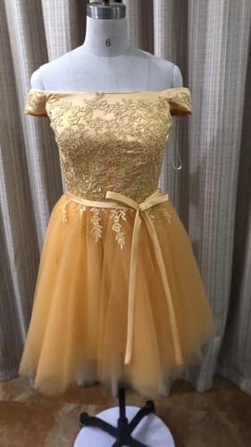 Asulla Short Prom Dresses Homecoming Cocktail Dresses Lace Appliques Bridesmaid Dresses for Wedding4