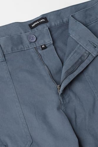 Image of Dennis Lingo Mens Cotton Lycra Mid Rise Relaxed Fit Solid Trousers