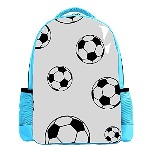Sac à dos mignon pour garçon vintage à motifs balles de sport idéal pour l'école primaire
