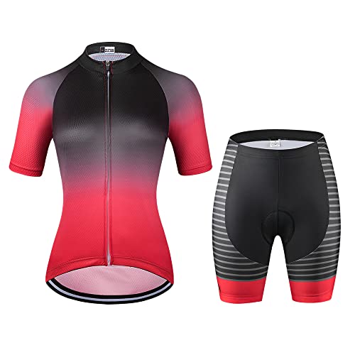 Conjunto de shorts femininos para ciclismo de verão respirável Mountain Road, 1, 4G