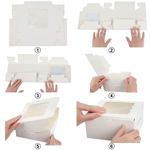 Colovis BAKERY BOX-W-1 30 Pcs White Bakery Boxes thumb #2