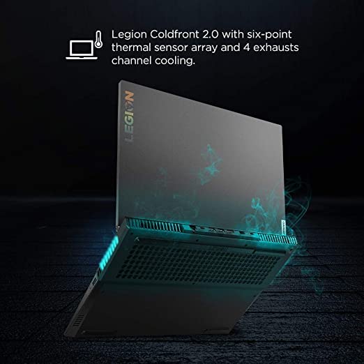 Image of (Refurbished) Lenovo Legion 5 10th Gen Intel Core i5 15.6 inch FHD Gaming Laptop (8GB /512GB SSD /Windows 10 /120 Hz /NVIDIA GTX 1650 4GB GDDR6 /Phantom Black /2.3Kg), 82AU00CFIN
