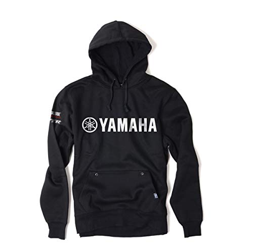 Factory Effex 16-88232 Yamaha Team Pullover Sweatshirt Black (M