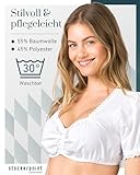 Stockerpoint Damen Trachtenbluse weiß - 2
