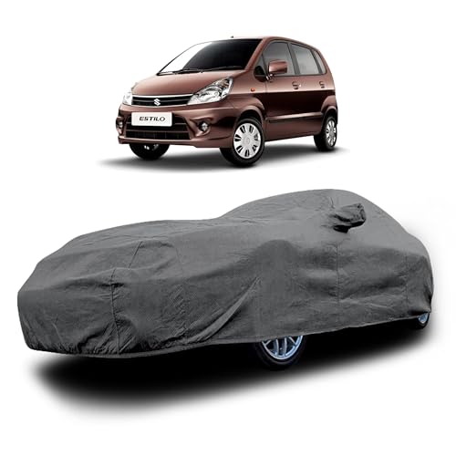 Image of Heavy-Duty Car Cover for Compatible with Maruti Zen Estilo (2006 to 2025 All Models) Deluxe Car Protection Cover - Waterproof & UV-Resistant All-Season Exterior Protection