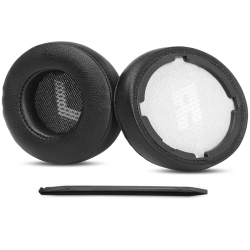 Coussinets de rechange pour JBL Live 670NC en cuir noir
