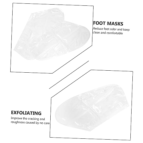 FRCOLOR 8 Pares De Máscara Para Pés Com Adesivo Para Pés Recipiente Sanduíche Máscaras Úteis Para Os