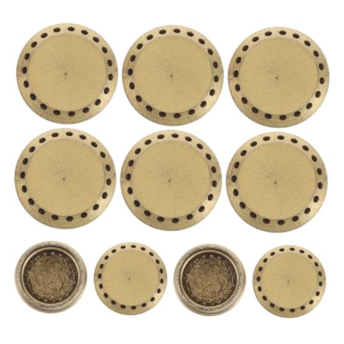 Lurrose 10 Piezas Accesorios Para Estufas De Gas Cubierta Redonda Para Fogatas Estufa De Gas Portátil Estufa Portatil De Gas Estufa De Cocina Al Aire Libre Estufa Portátil Silver Planchar