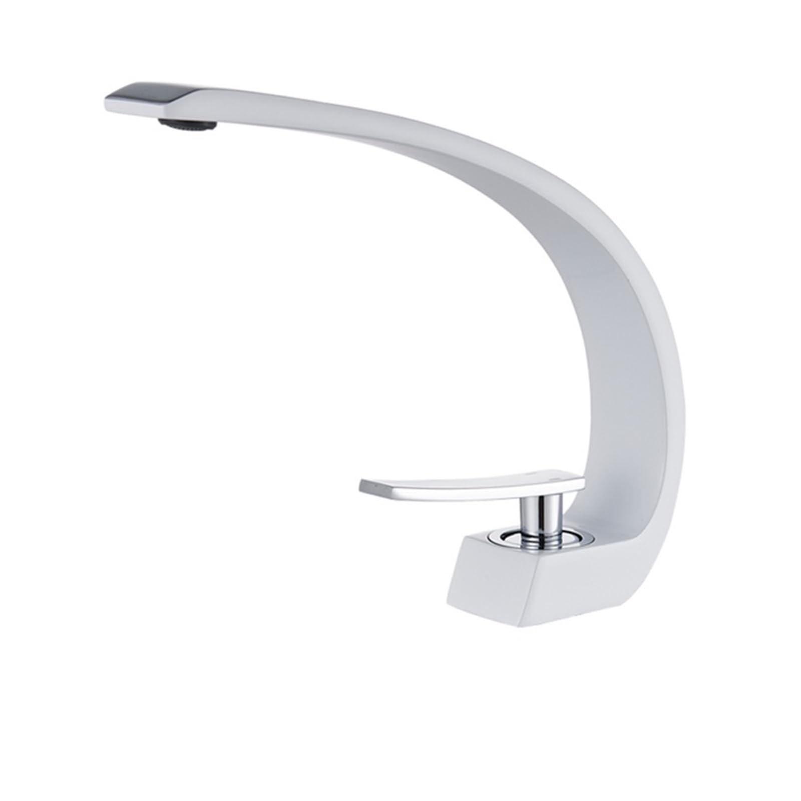 ZYCHSJXA Bathroom Basin countertop Installation Sink hot and Cold Water Mixing Faucet Creative Curved Faucet(ORB)