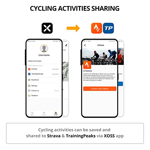 XOSS G+ Bike Computer with Vortex Snesor & Heart Rate Monitor, Bike