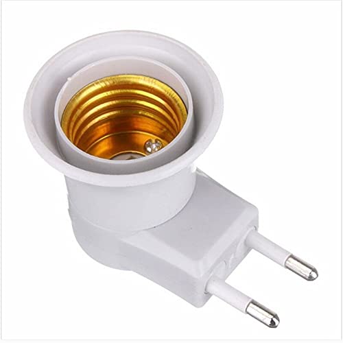 Adaptador Soquete E27 Lâmpada Para Tomada Com Chave Liga Desliga Bivolt 110v 220v - Botão On/Off - C