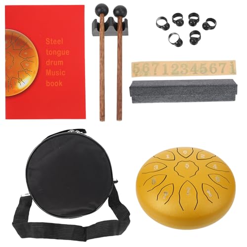 Tambor de lengua de acero de carbono de 8 pulgadas miniatura 1
