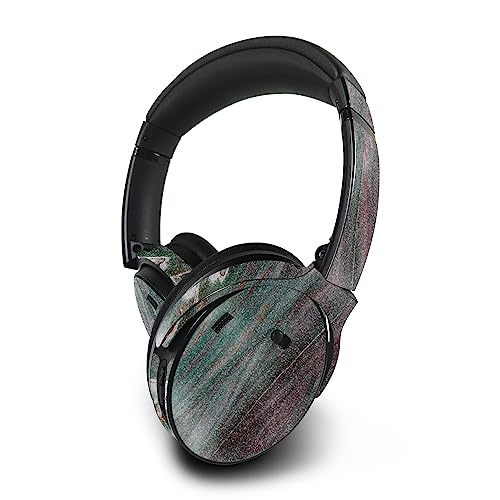 Image of MightySkins Glossy Glitter Skin Compatible with Bose QuietComfort 45 Headphones Grunge Marble | Protective, Durable High-Gloss Glitter Finish | Easy to Apply | Made in The USA