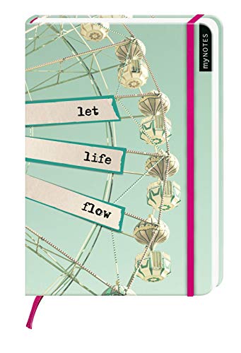 MyNOTES: Let Life Flow / Notizbuch groß / Blanko