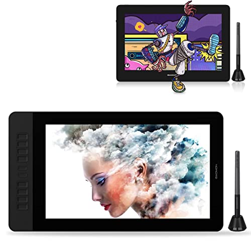 Monitor de dibujo GAOMON PD1561 de 15,6 pulgadas con pantalla y tablet digitalizadora PD1320 de 13,3 pulgadas miniatura 1