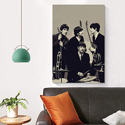 Peintures sur Toile 60 * 90cm sans Cadre Les Beatles Affiche et Mur Art Photo Impression Moderne Famille Chambre décor… - Les Beatles, Paul McCartney, John Lennon, RIngo Starr, George Harrison Peintures sur Toile 60 * 90cm sans Cadre Les Beatles Affiche et Mur Art Photo Impression Moderne Famille Chambre décor… – Image 3