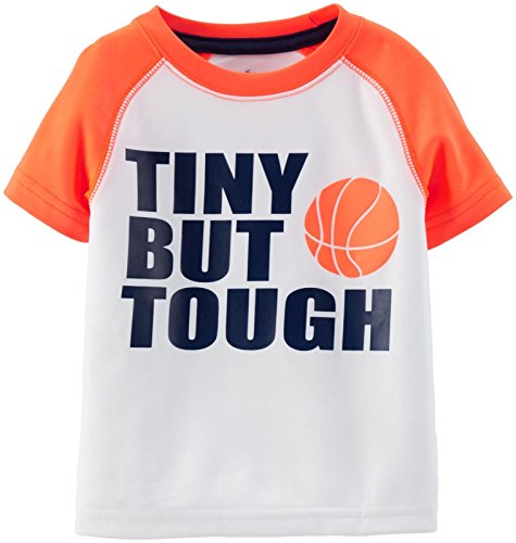 T-shirt slogan Carter's bébé garçon Tiny But Tough 6 mois