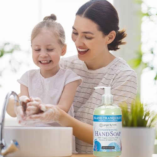Ginger Lily Farms Botanicals Conditioning Liquid Hand Soap, Island Tranquility, 100% Vegan & Cruelty-Free thumb #5