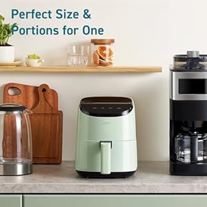COSORI Air Fryer 2.1 Qt, 4-in-1 Small Mini Airfryer, Bake, Roast, Reheat, 97% Less Oil, Compact & Quiet, Nonstick & Dishwasher Safe Basket, 30 In-App Recipes with Nutrition Facts, Auto-Shut Off, Green COSORI Air Fryer 21 Qt 4 in 1 Small Mini Airfryer Bake Roast Reheat 97 Less Oil Compact Quiet Nonstick Dishwasher Safe Basket 30 In App Recipes with Nutrition Facts Auto Shut Off Green