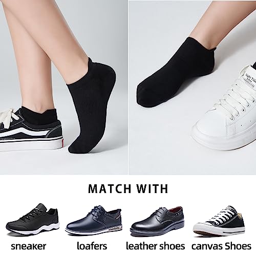 Image of Ankle Socks Women - 6 /12Pairs Men Low Cut No Show Athletics Socks | White Thin Summer Short Low Rise Liner Sport Running Workout Sneaker Lightweight Yogs Pilates Golf Footies Socks Non Slip