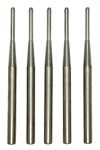 CR-9-4X5 CR-9-4 Stainless Steel Standard Tapered Type Mandrels for Cartridge Rolls, 4” Overall Length x 1/4