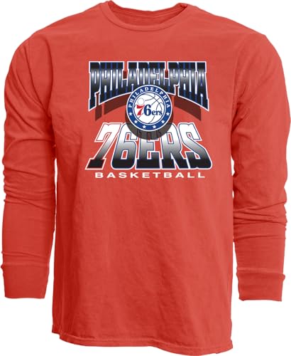 Blue 84 Standard NBA Officially Licensed Long Sleeve T-Shirt Ringspun Alternate Color Icon