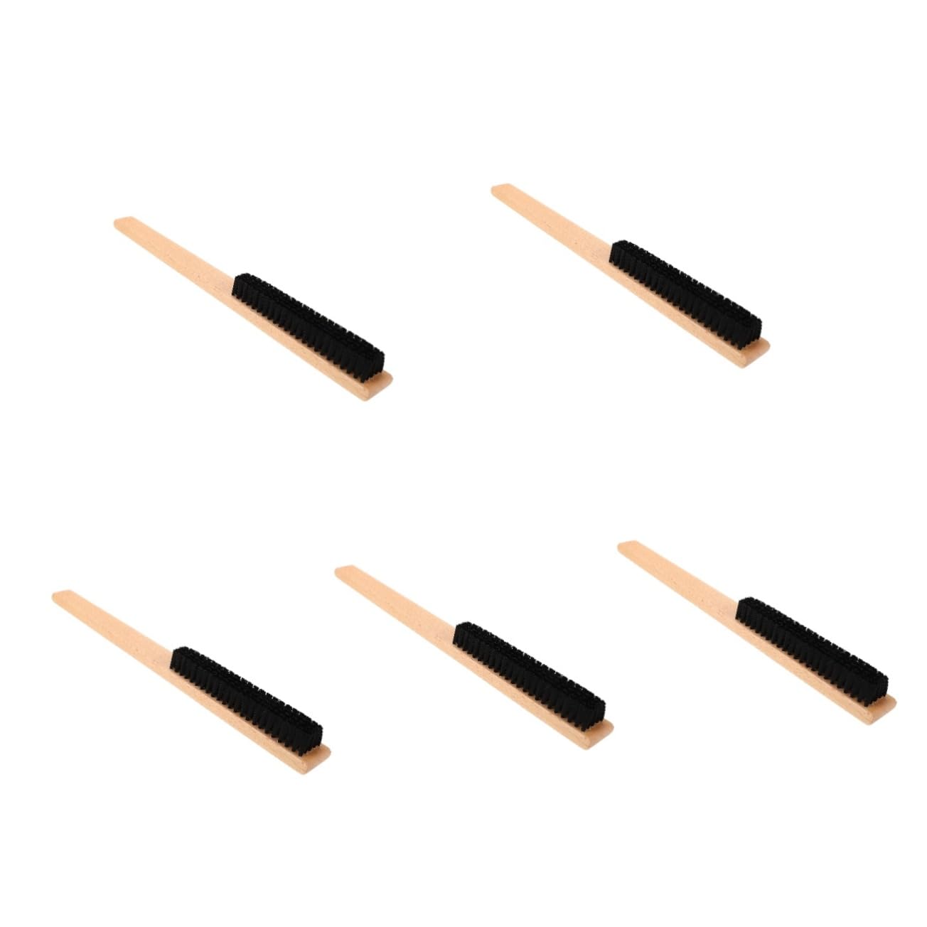 VALICLUD 5piezas Cepillo De Cerdas para Ropa y Sábanas Mango De Madera Herramienta Limpiadora De Pelusas para Abrigos Zapatos y Ropa De Cama