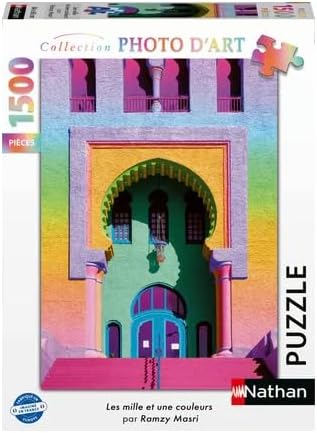 Nathan 12001149 Adult Jigsaw Puzzle 1500 Pieces The Thousand and One Colours - Adults and Children from 14 Years Old Puzzle - Perfect Installation - Art Photo Collection